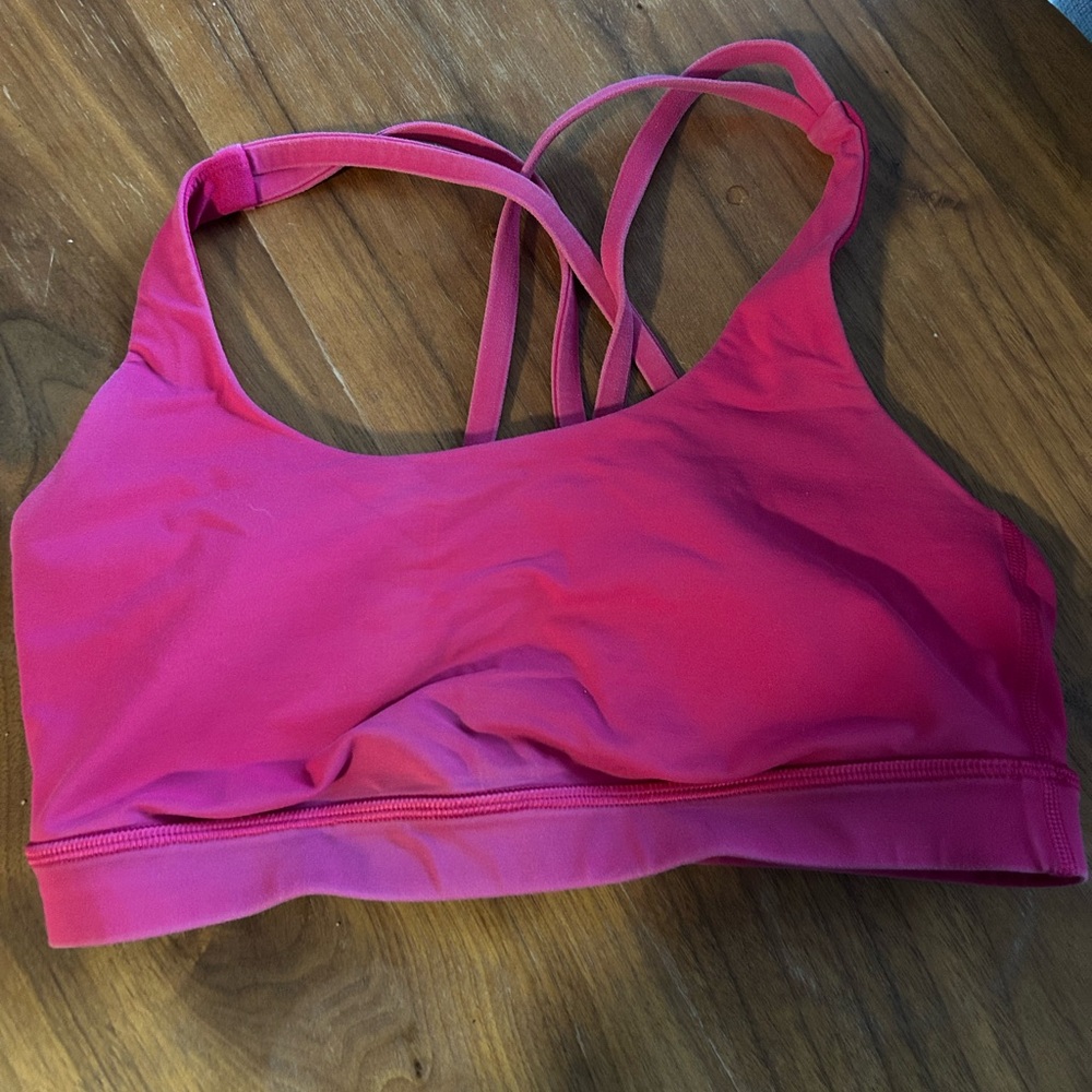 Lululemon Athletica Fuchsia Sports Bra